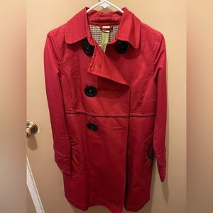 Soia & Kyo Red Trenchcoat size M